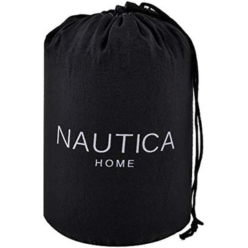 Nautica Portable Camping Hammock 1-2Person Kids or Adults with Straps, Caribiners & Bag for Travel/Backpacking/Hiking/Backyard/Lawn, Black Beauty/Dark Grey, Large