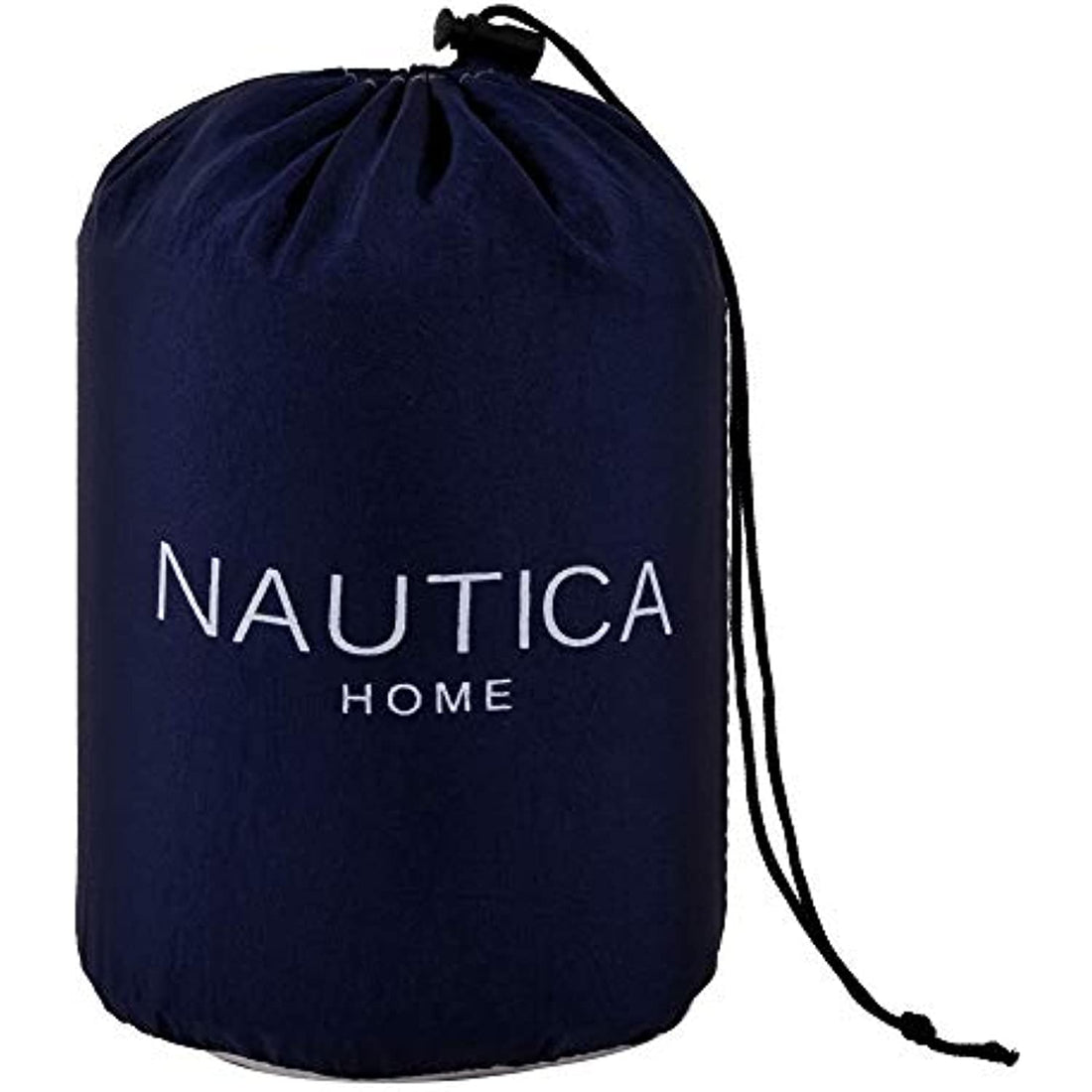 Nautica Portable Camping Hammock 1-2Person Kids or Adults with Straps, Caribiners & Bag for Travel/Backpacking/Hiking/Backyard/Lawn, Maritime Blue/High Rise Grey, Large