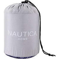 Nautica Portable Camping Hammock 1-2Person Kids or Adults with Straps, Caribiners & Bag for Travel/Backpacking/Hiking/Backyard/Lawn, Sugar Swizzle/Maritime Blue, Large